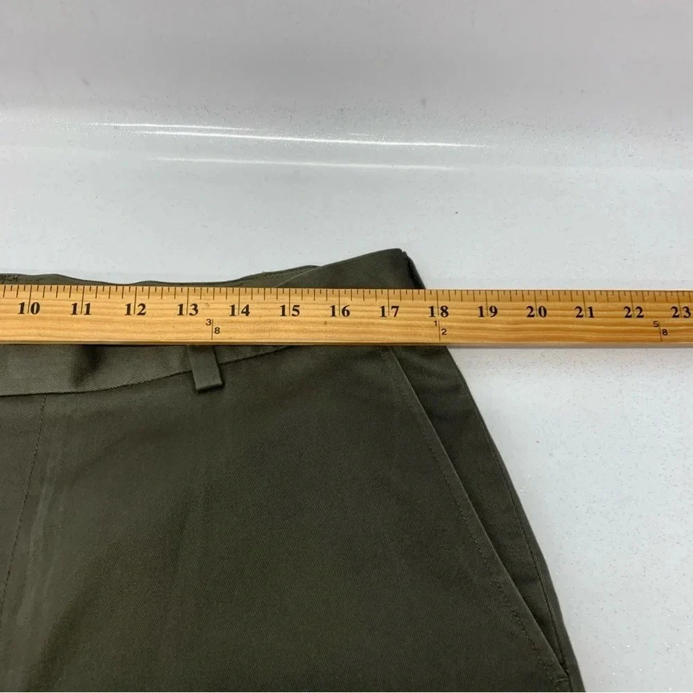 Jos A Bank Traveler Chino  Pants Men 35x30 Brown Cotton Tailored Fit Casual Work